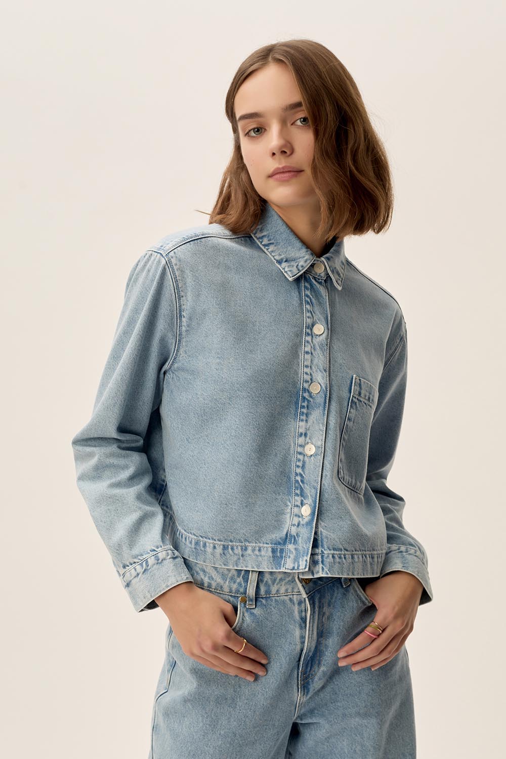 des petit hauts Chemise Lazare Bleach