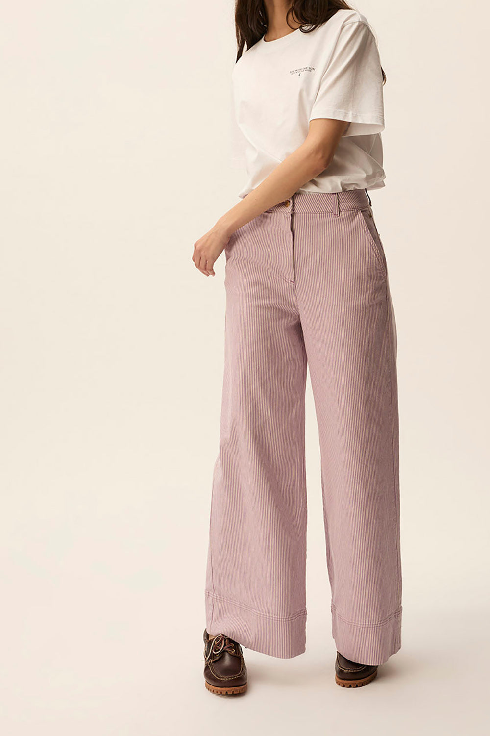 Pantalon Lara Creme/Lavande