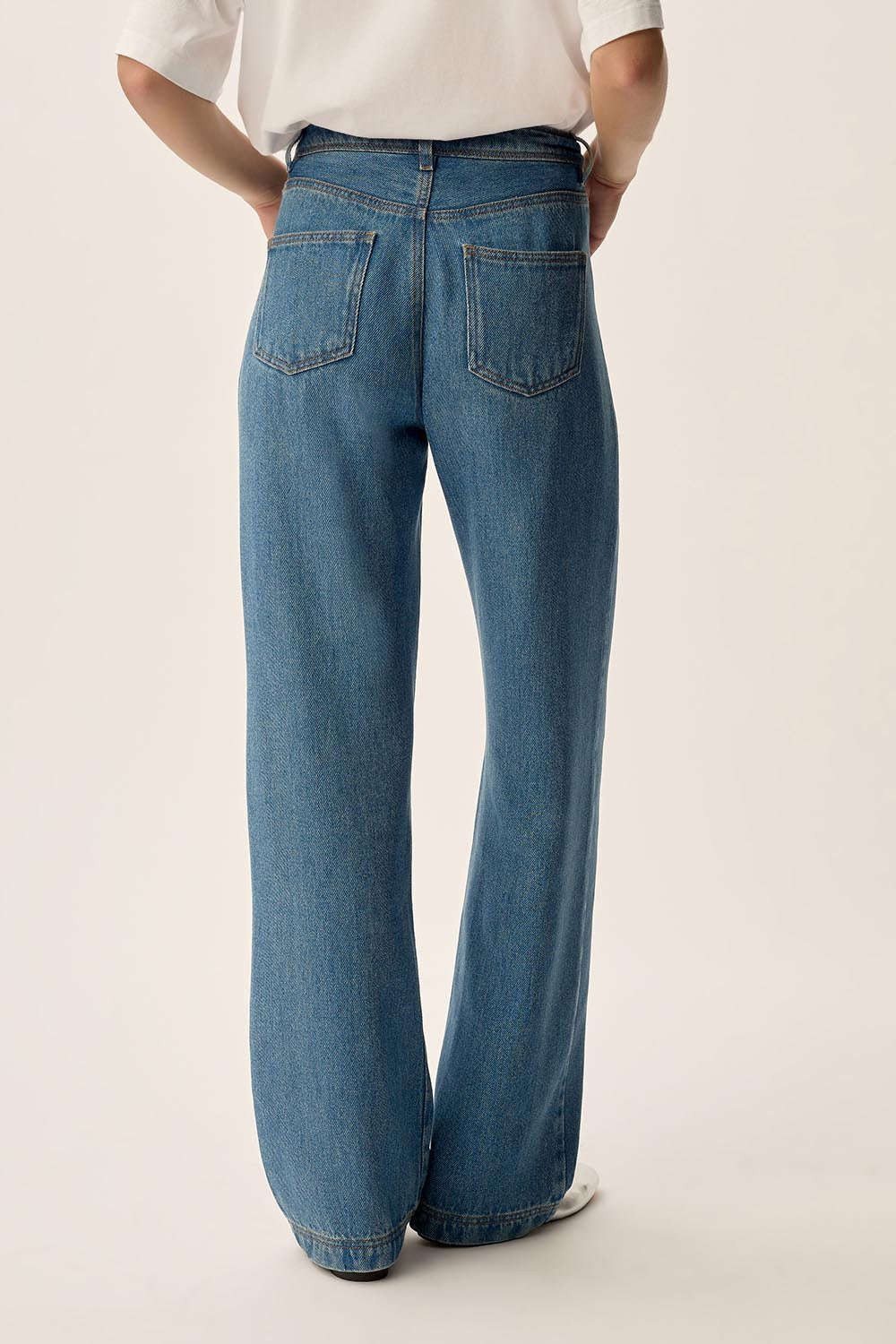 Jean Louizi Lyocell Middle Blue