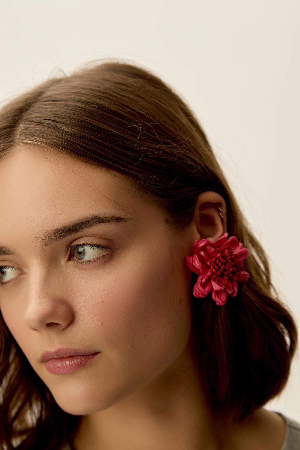 des petit hauts Boucles D'Oreilles Nodette Cerise/Bubble