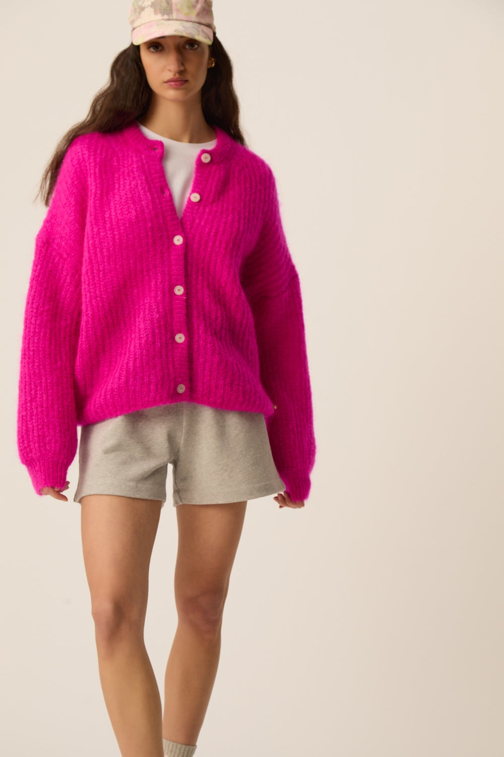 Gilet Alma Fuchsia