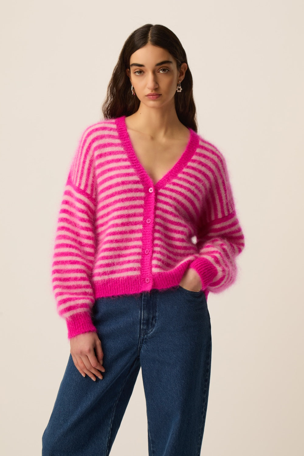 Gilet Alvaro Fuchsia/Bulle