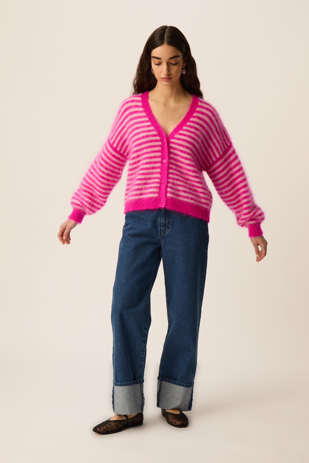 Gilet Alvaro Fuchsia/Bulle