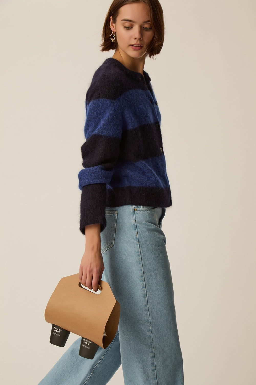 Gilet Domette Marine/Indigo