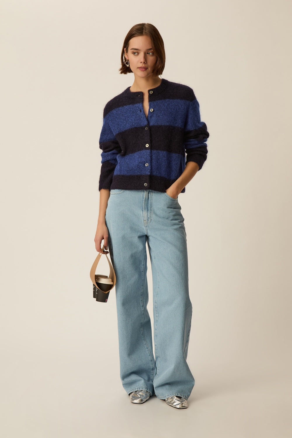 Gilet Domette Marine/Indigo