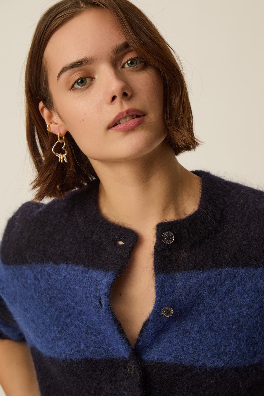 Gilet Domette Marine/Indigo