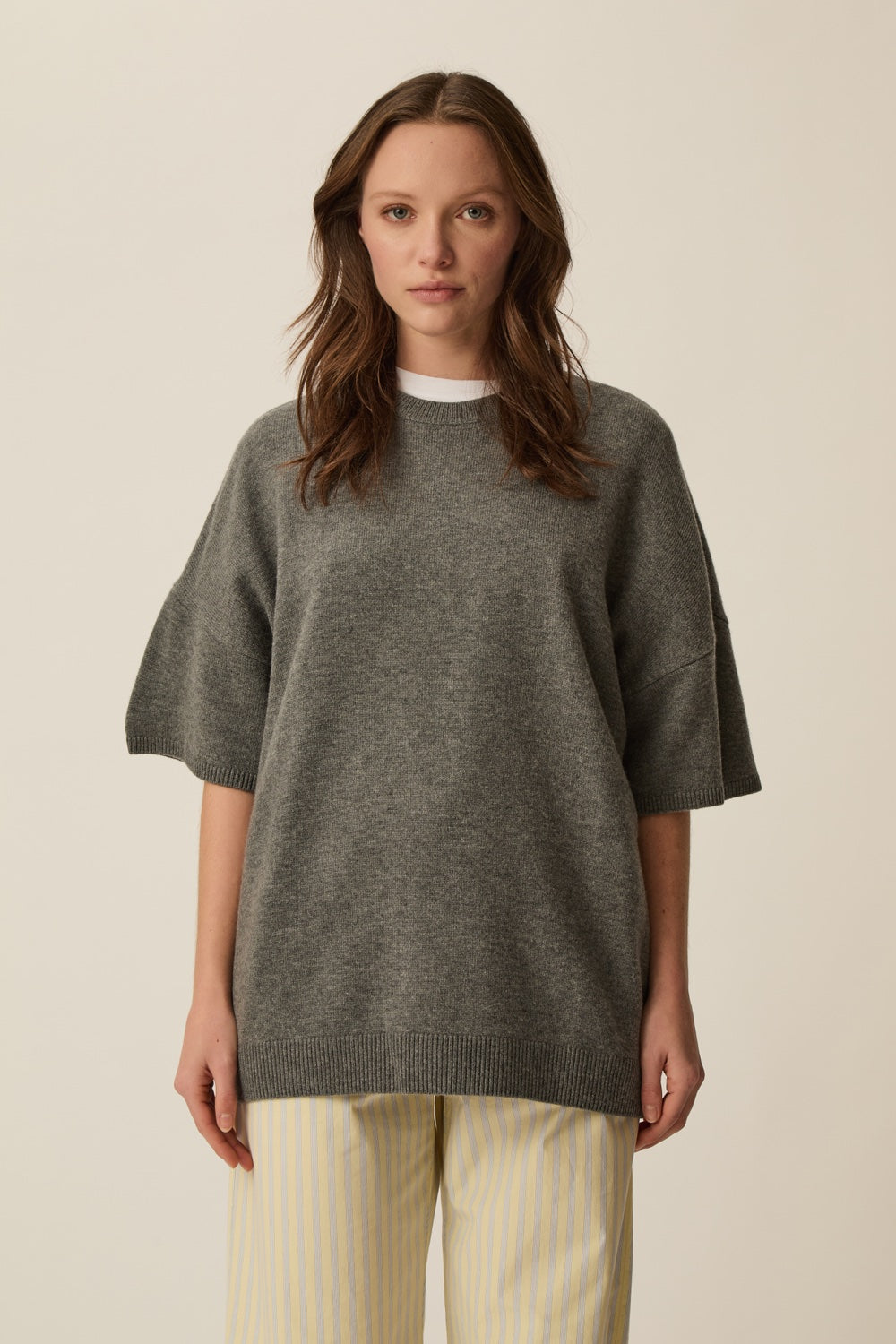 Pull Aromane Gris Medium