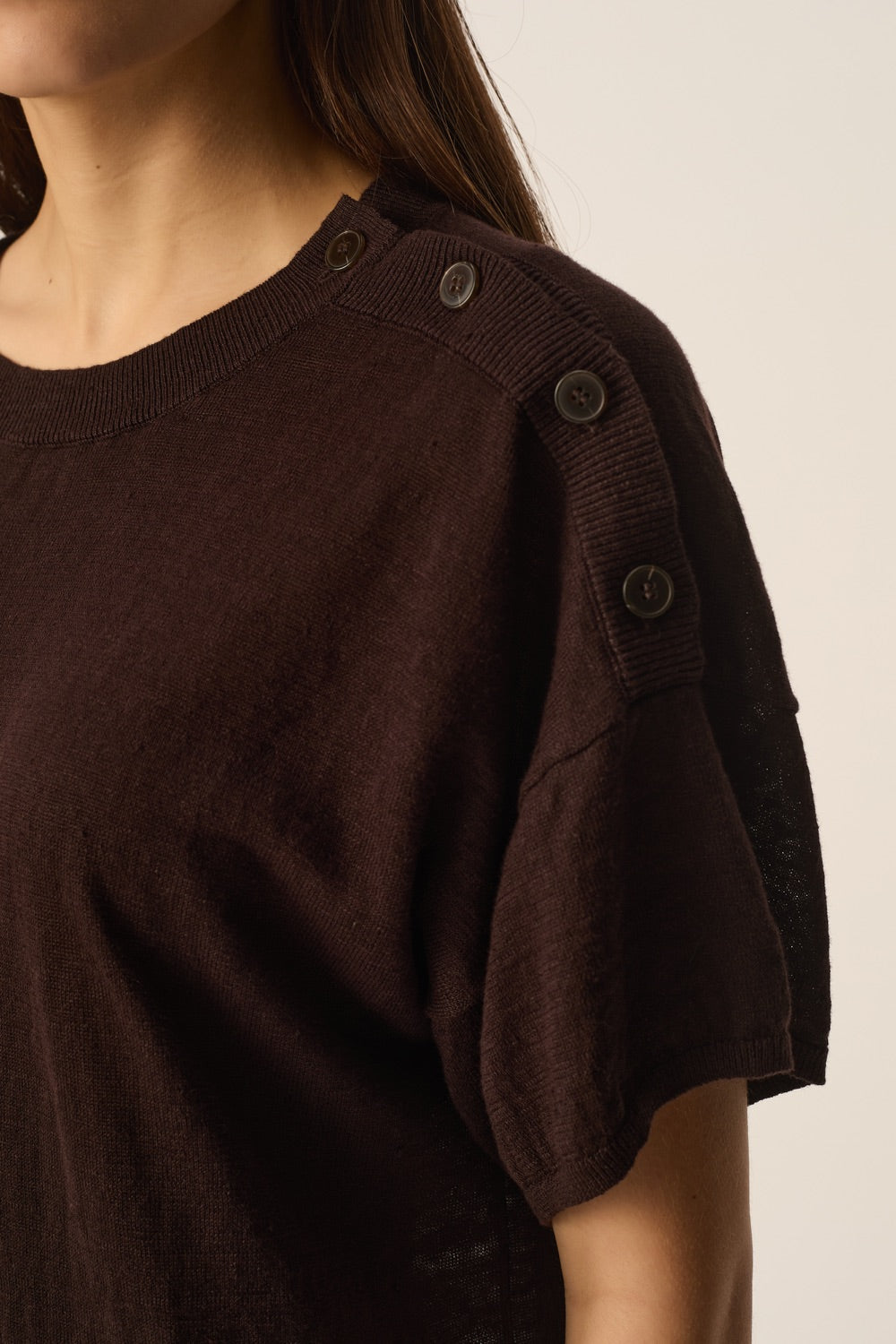 Short-sleeved jumper Brownie Terre