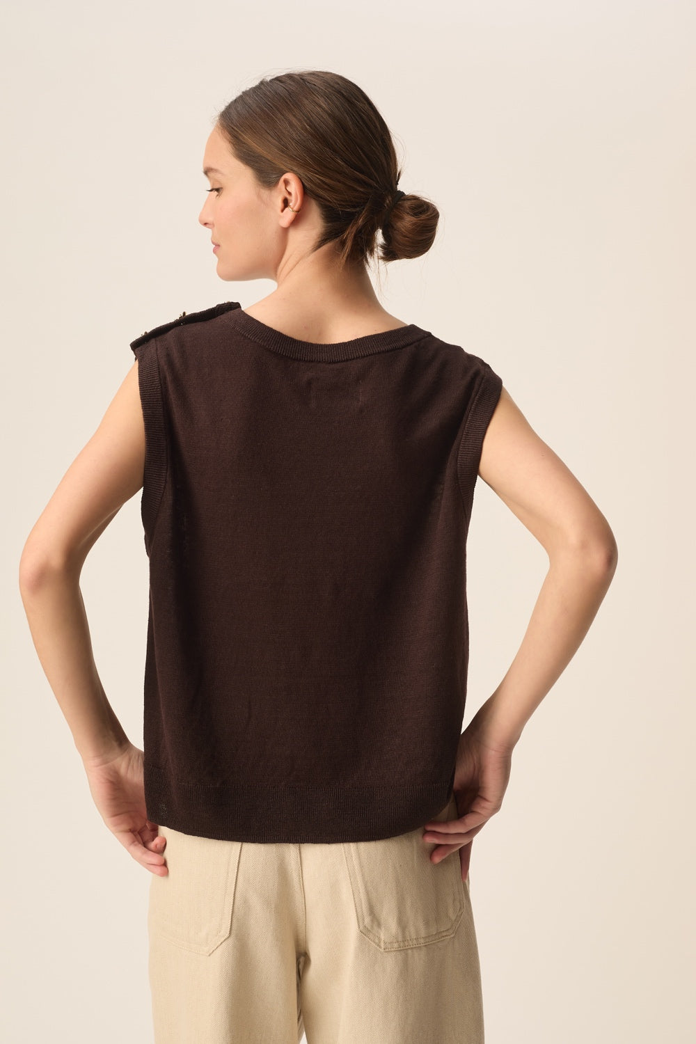 Sleeveless jumper  Brazou Terre