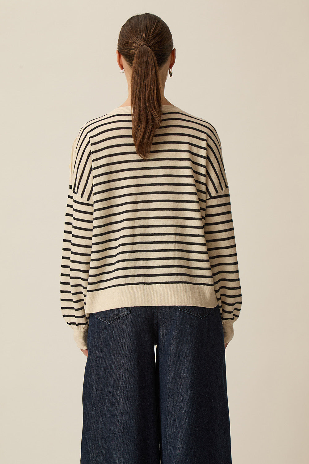 Pull Brady Creme/Marine