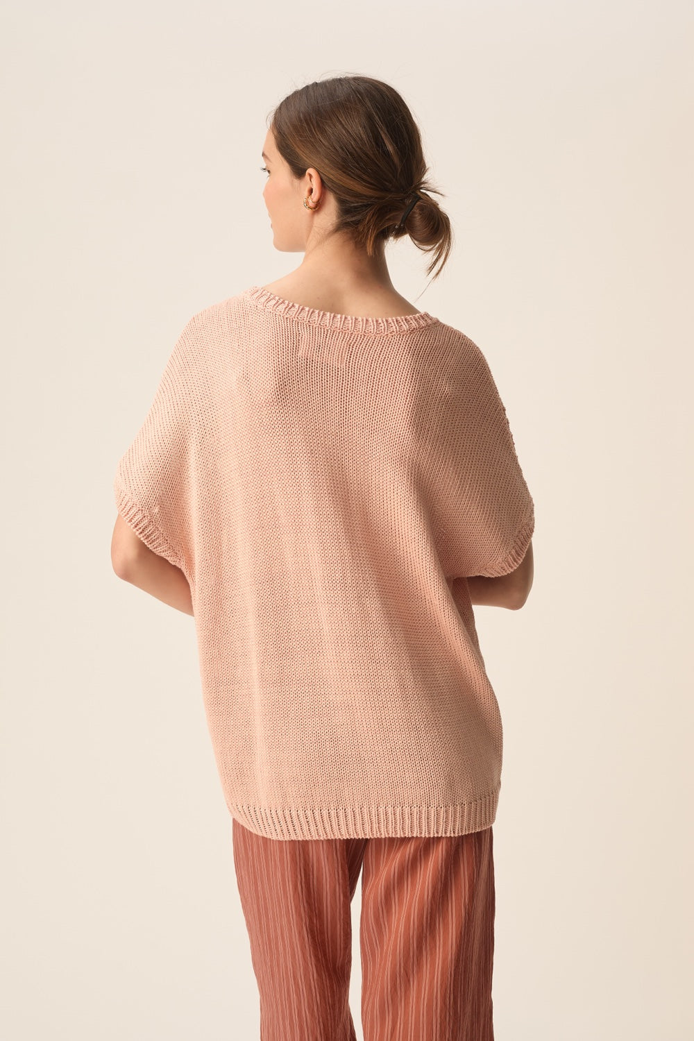 Pull manches  courtes Carla Poudre