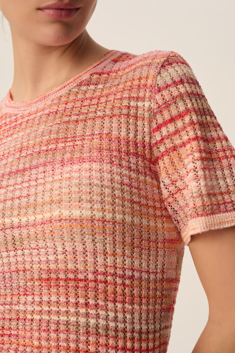 Pull manches  courtes Cuba Multico Homard