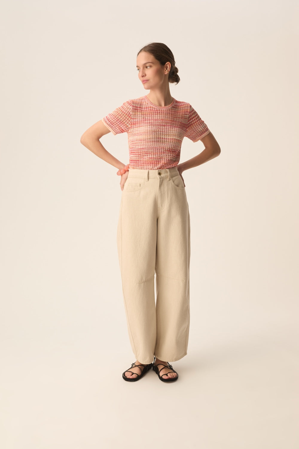 Pull manches  courtes Cuba Multico Homard