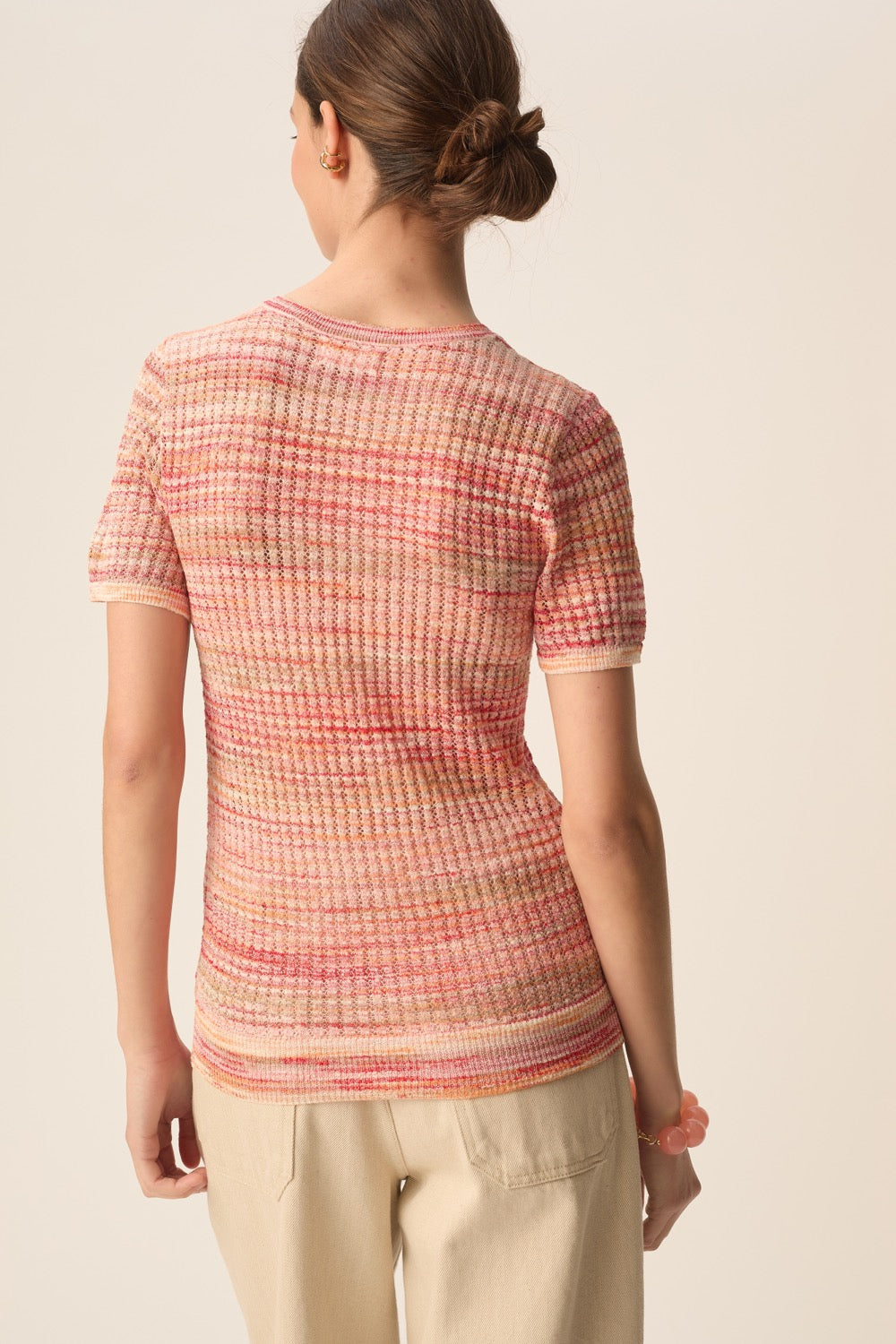 Pull manches  courtes Cuba Multico Homard