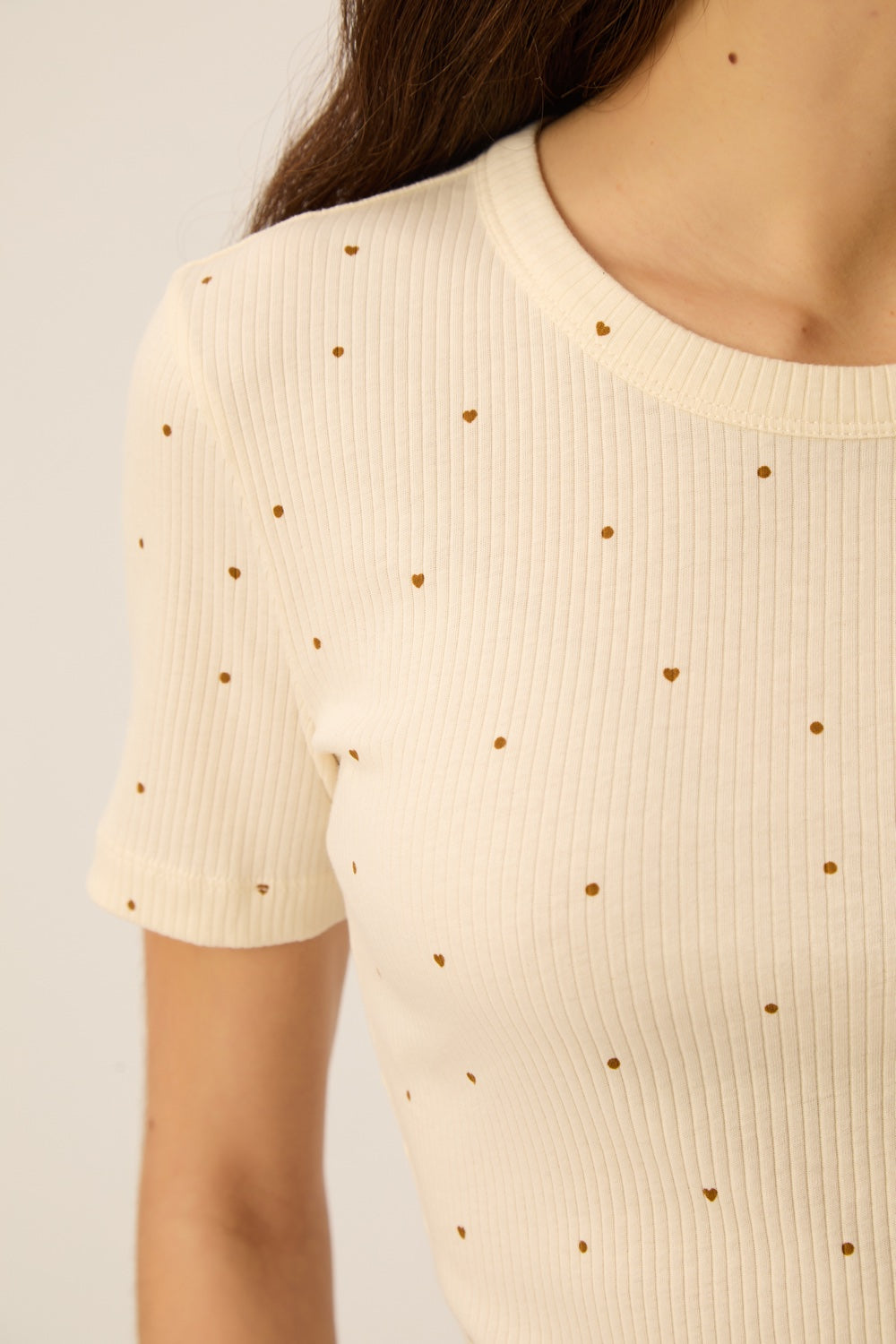 Tee-shirt Hava Ecru/Mousse