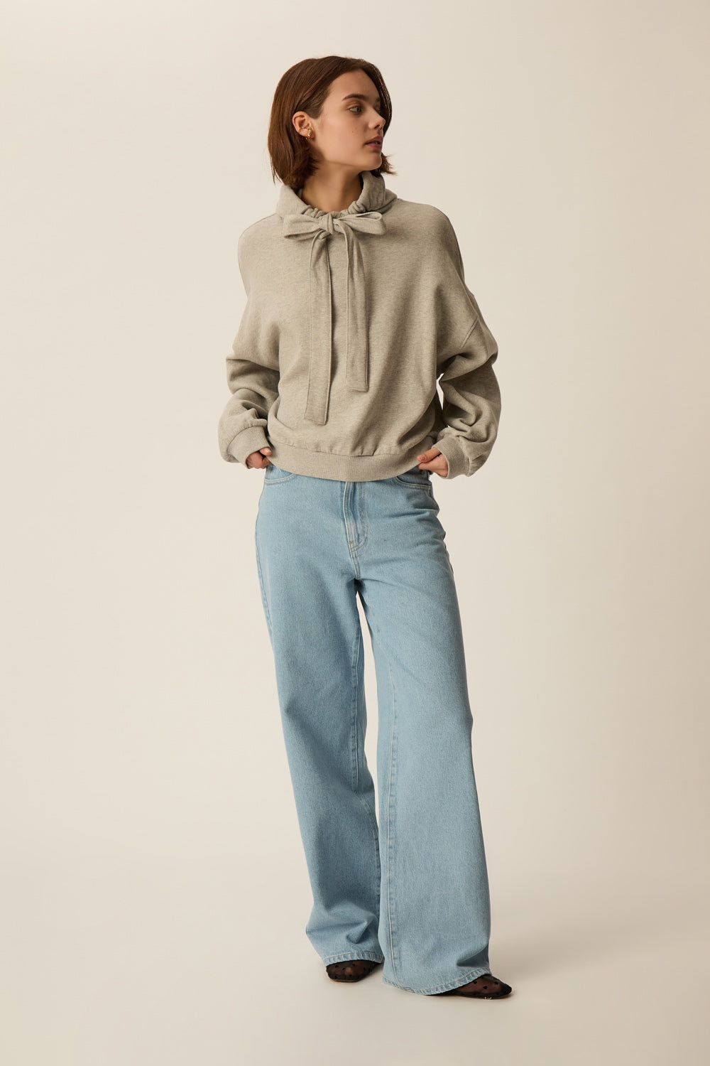 Sweatshirt Julie Gris Chine