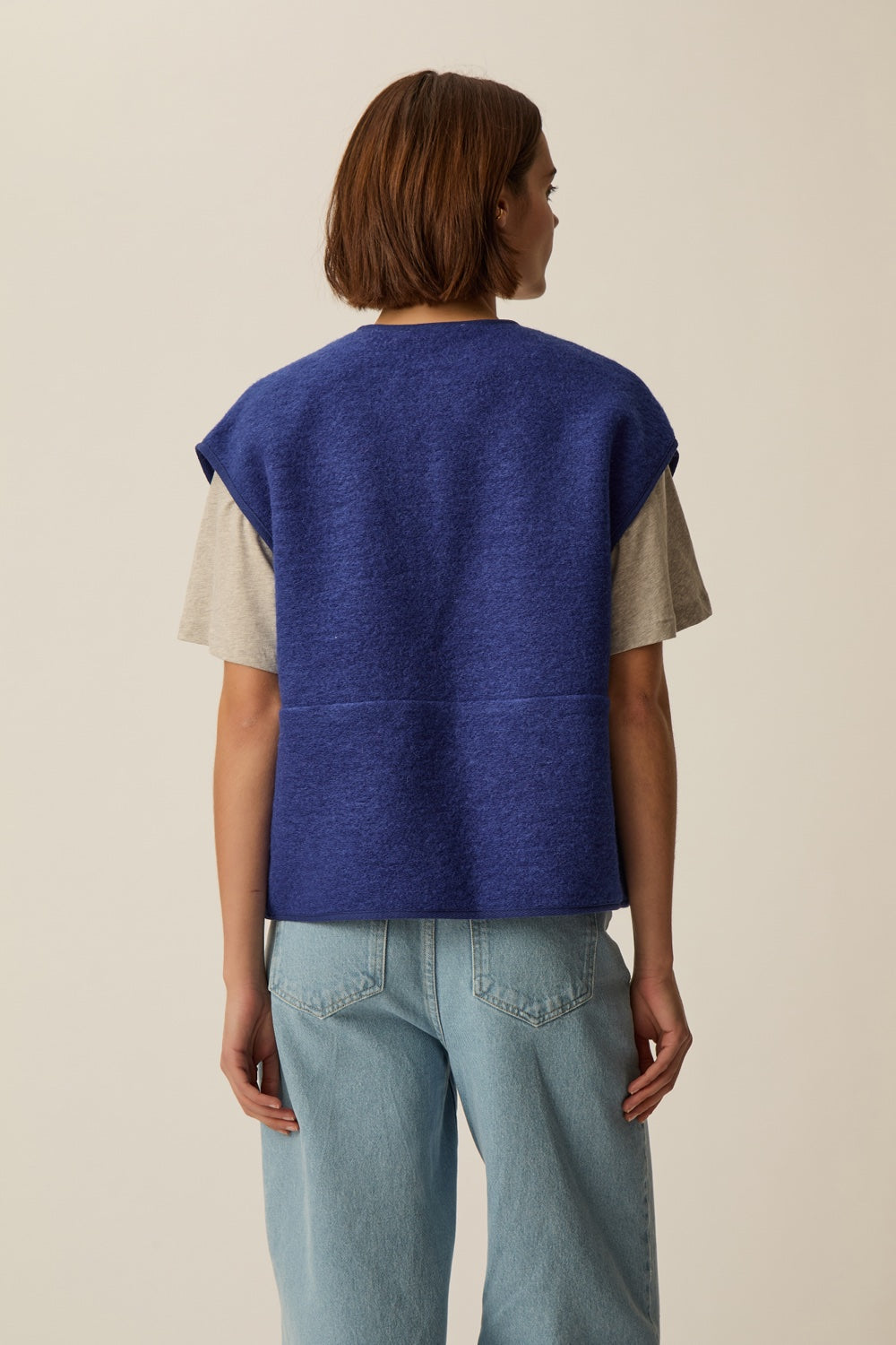 Veste maille Gaelle Indigo