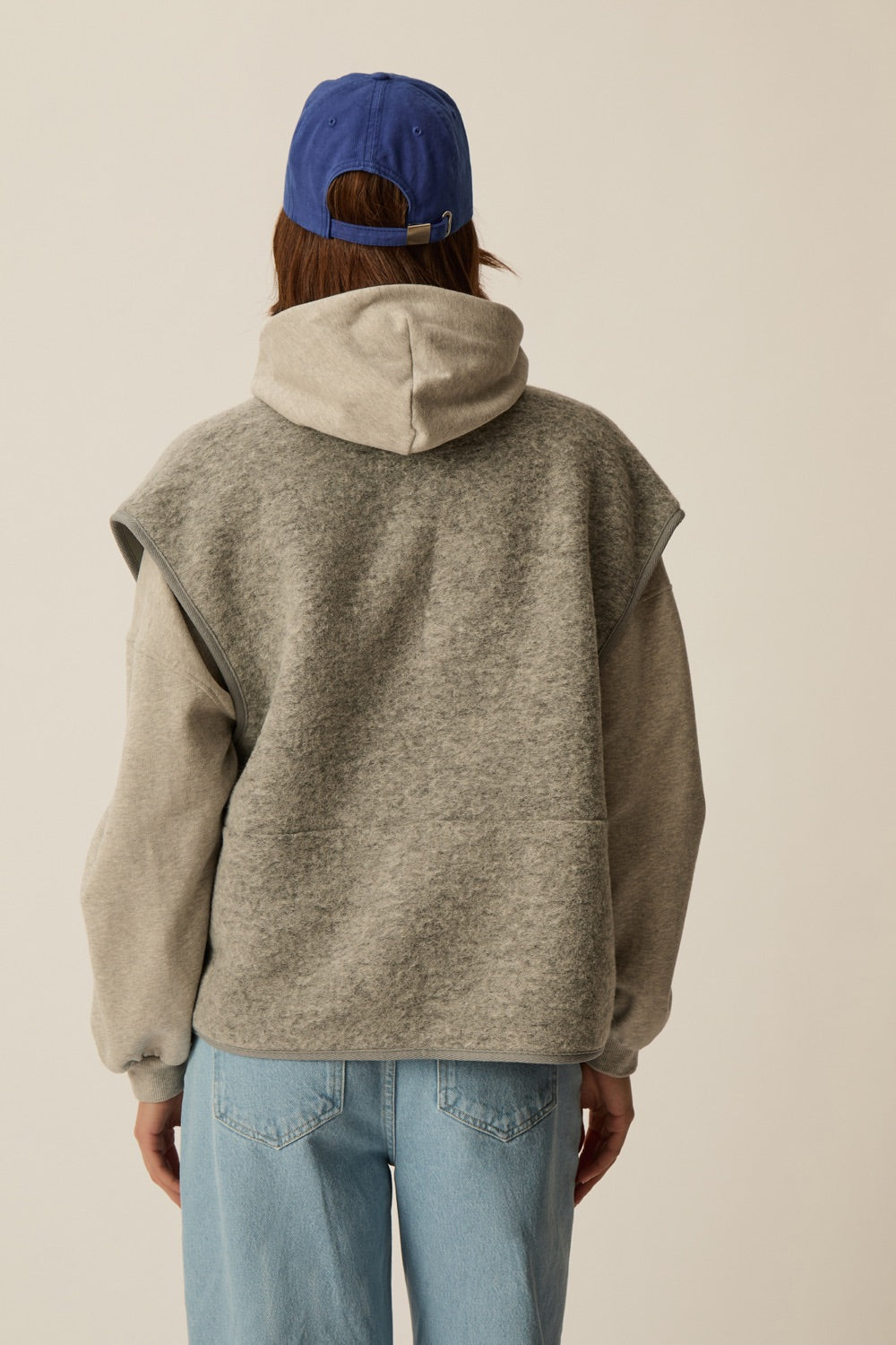 Veste maille Gaelle Gris Chine