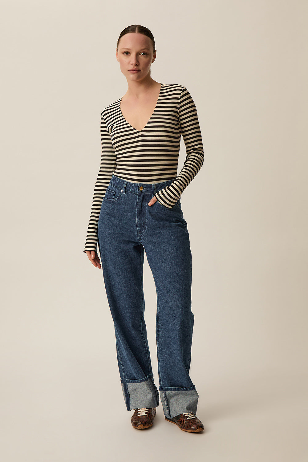 Body Helio Ecru/Noir