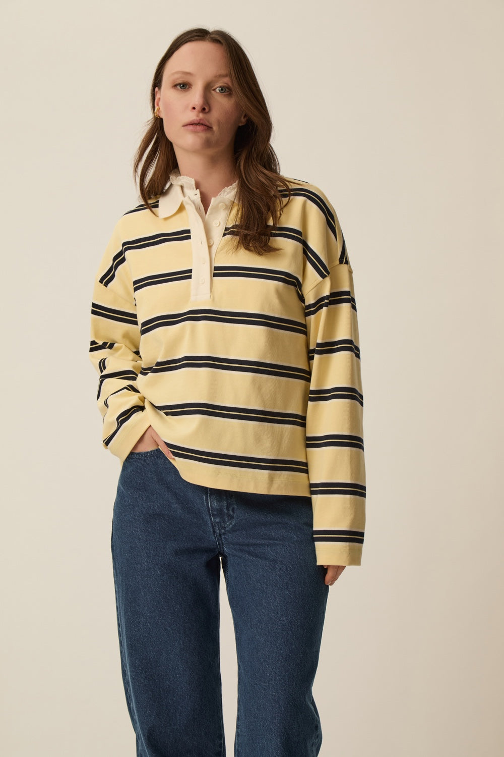 Polo Irina Beurre/Marine