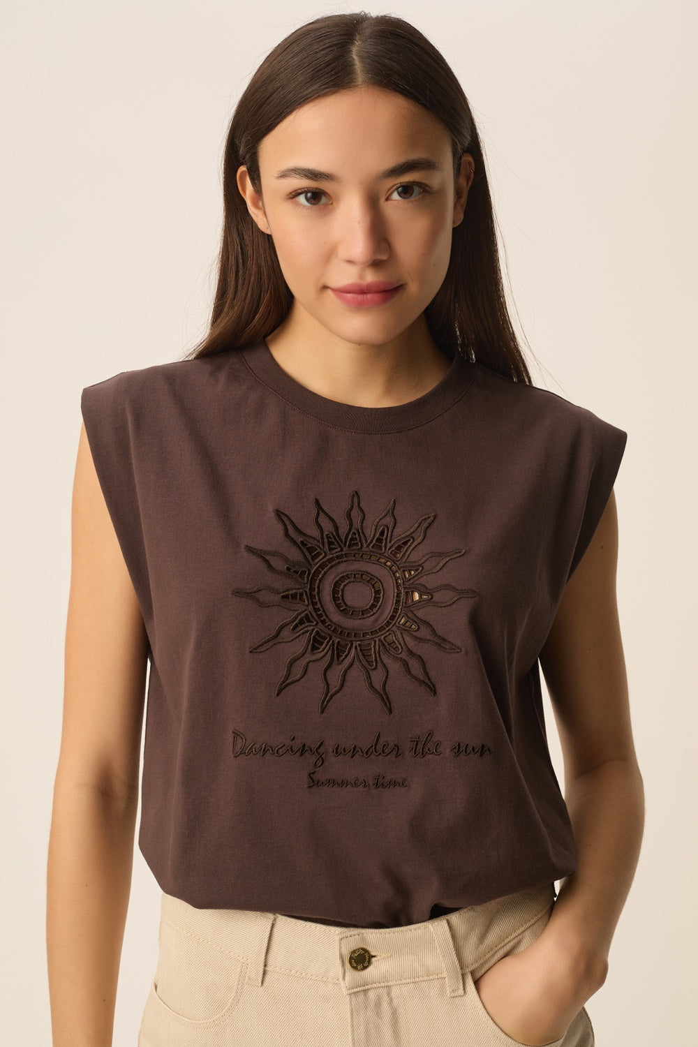 Débardeur Yacinthe Terre