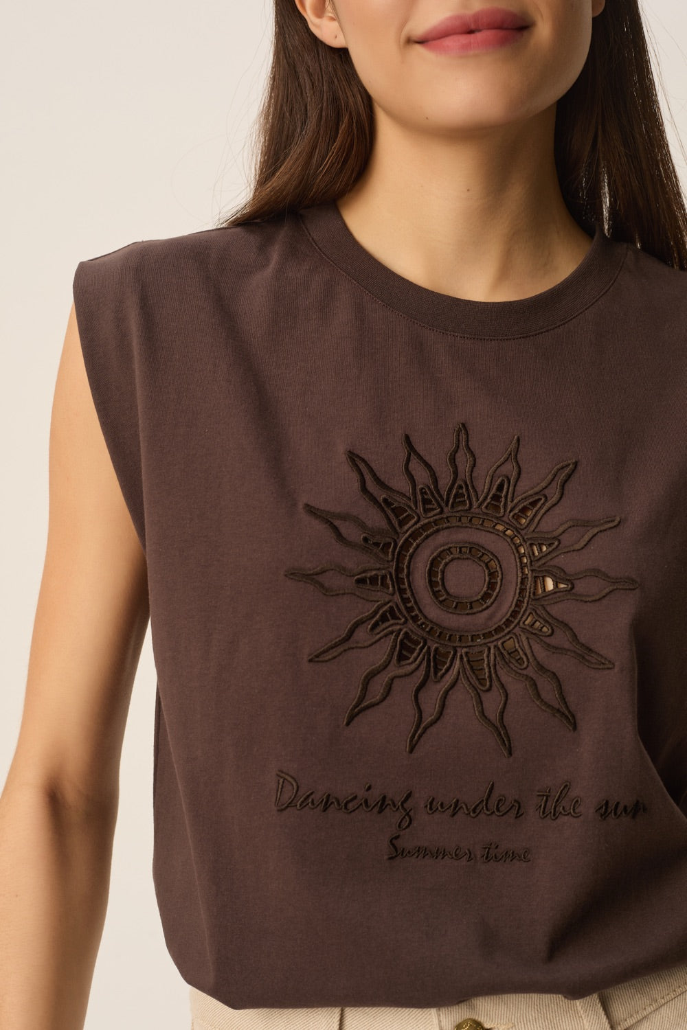 Débardeur Yacinthe Terre