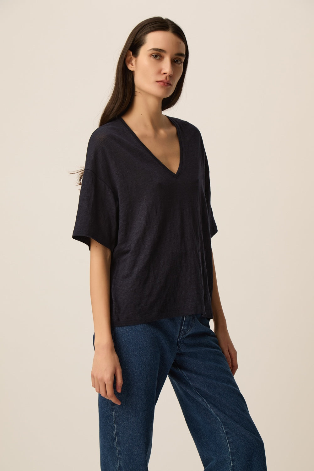 Tee-shirt Hanabelle Marine