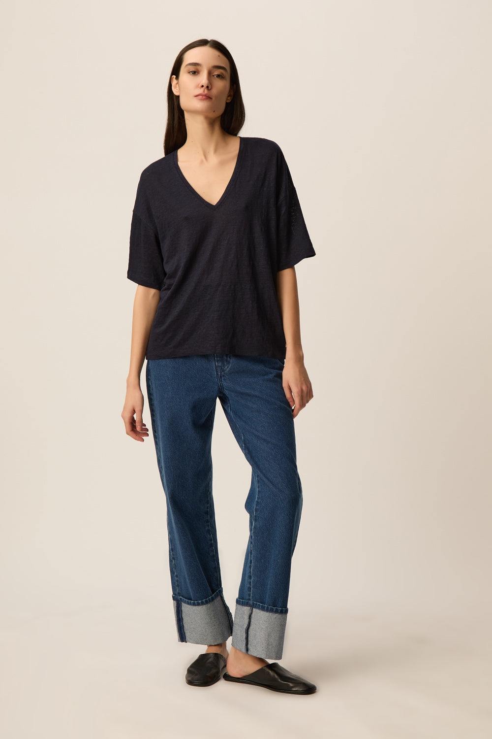 Tee-shirt Hanabelle Marine