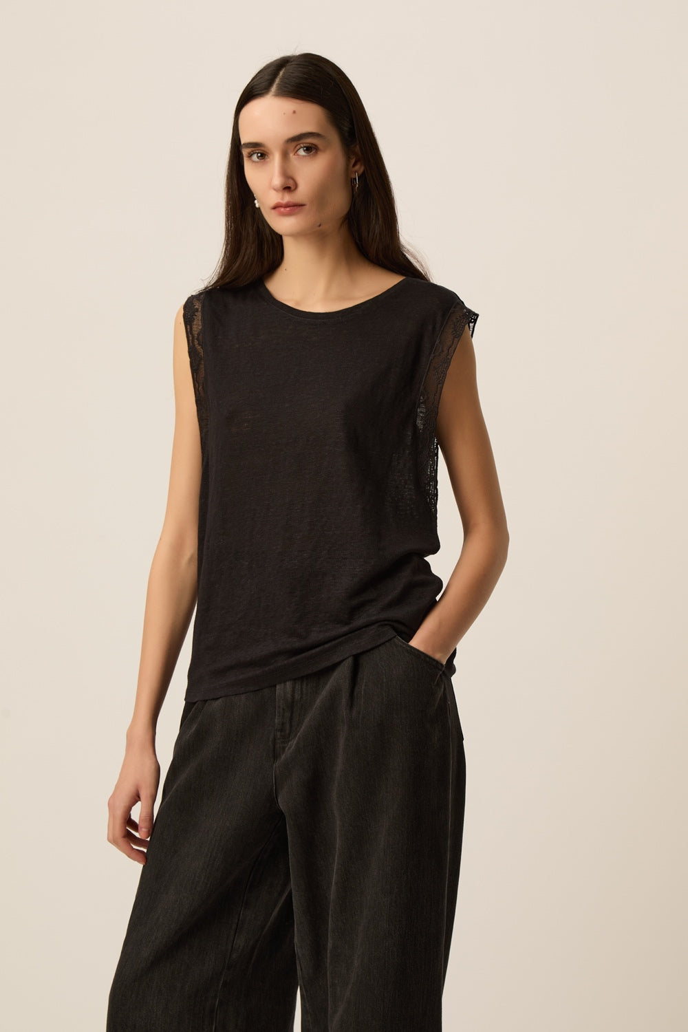 Débardeur Helena Noir
