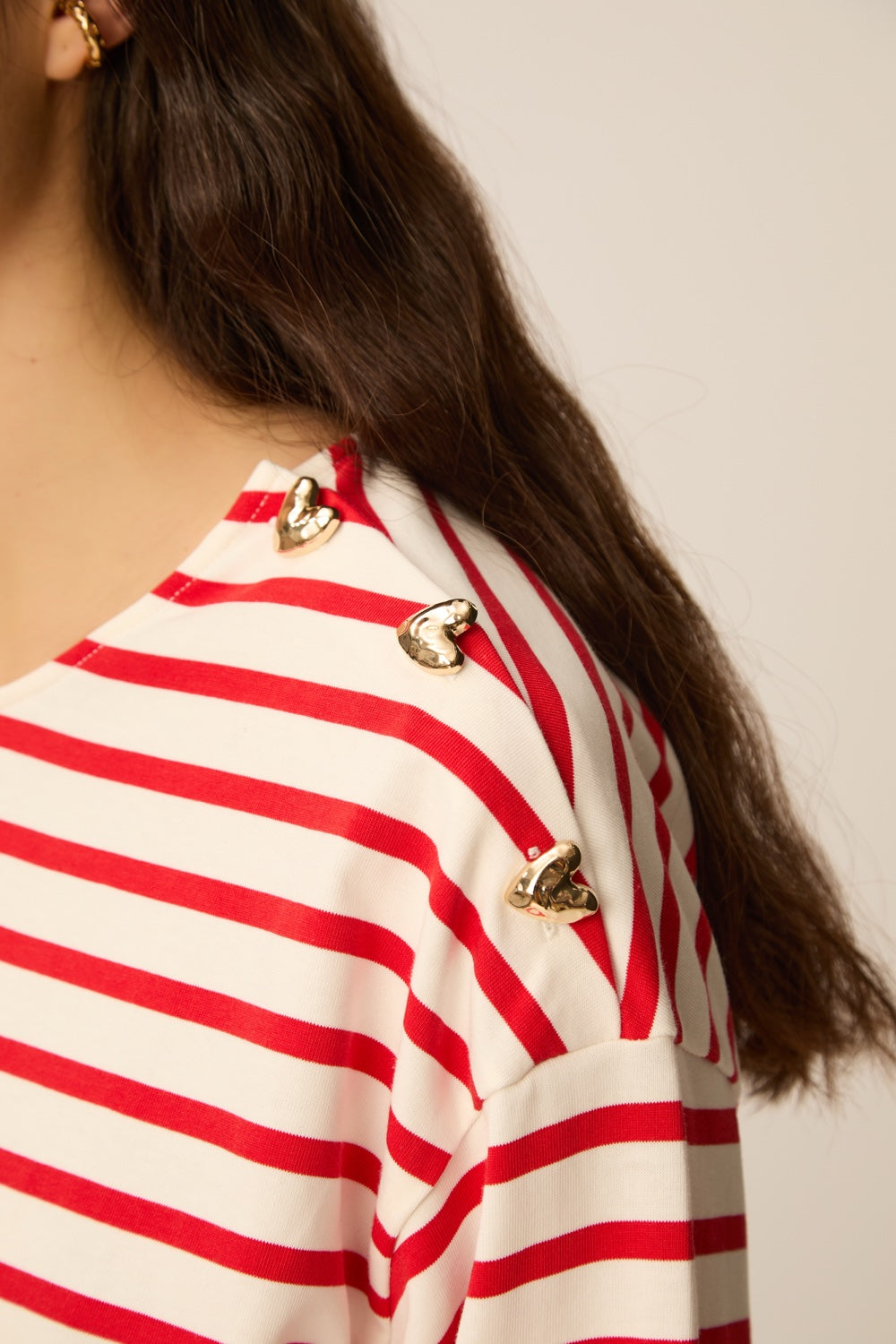 Marinière Filoute Ecru/Homard