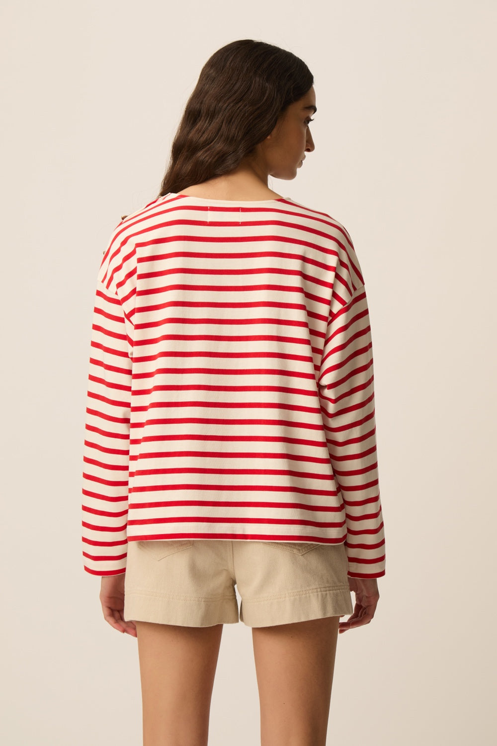 Marinière Filoute Ecru/Homard