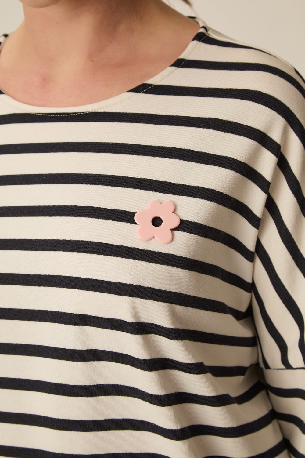 Marinière Filly Milk/Noir