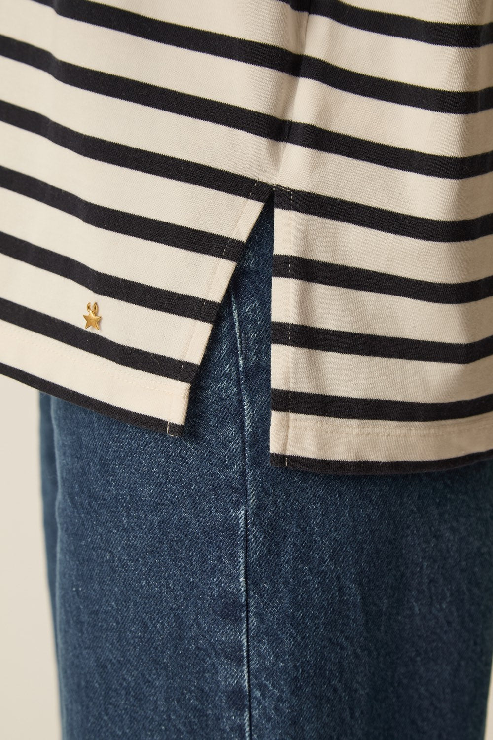 Marinière Filly Milk/Noir