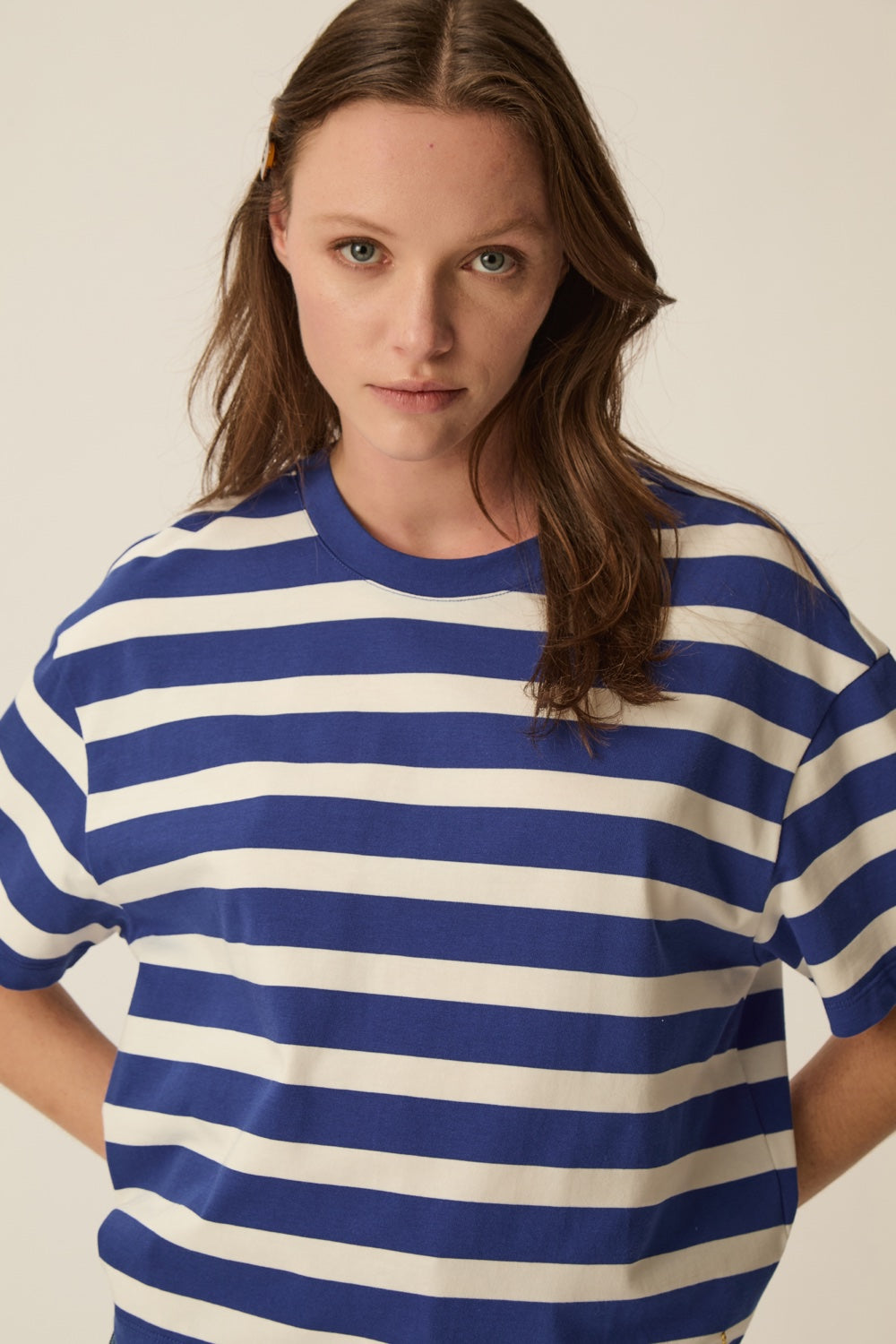 Tee-shirt Filma Indigo/Ecru