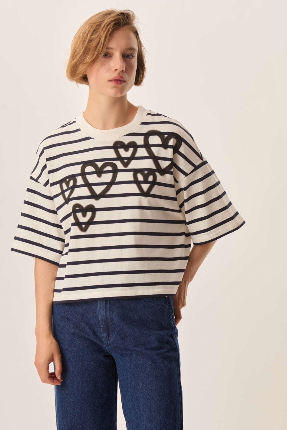 Marinière Fionna Coeur Noir