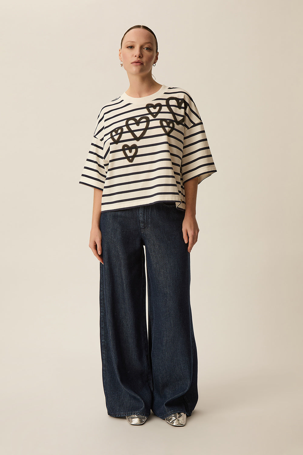 Marinière Fionna Coeur Noir