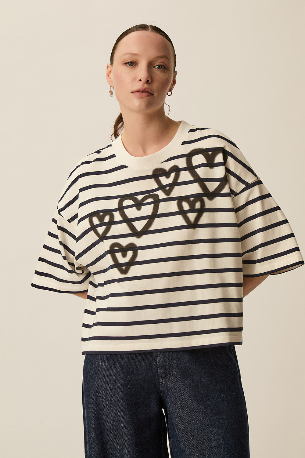 Marinière Fionna Coeur Noir