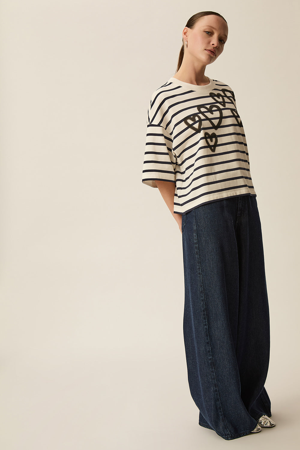 Marinière Fionna Coeur Noir