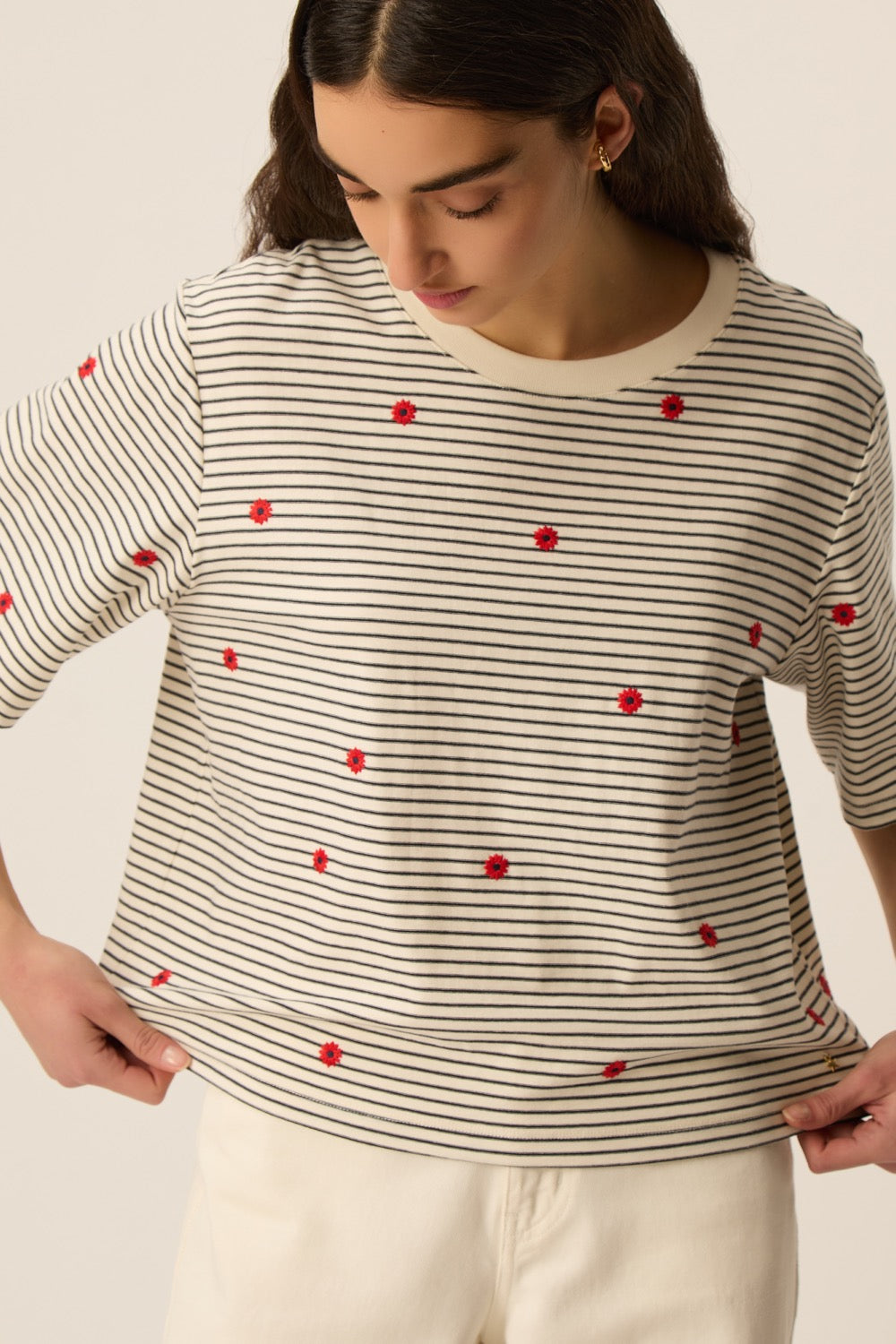 Tee-shirt Josef Marine/Homard