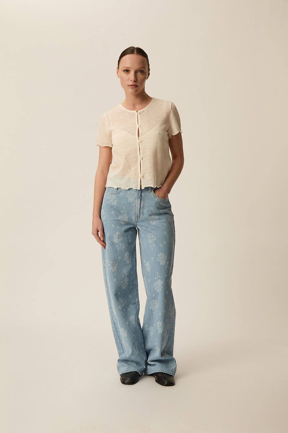 Tee-shirt Grace Ecru