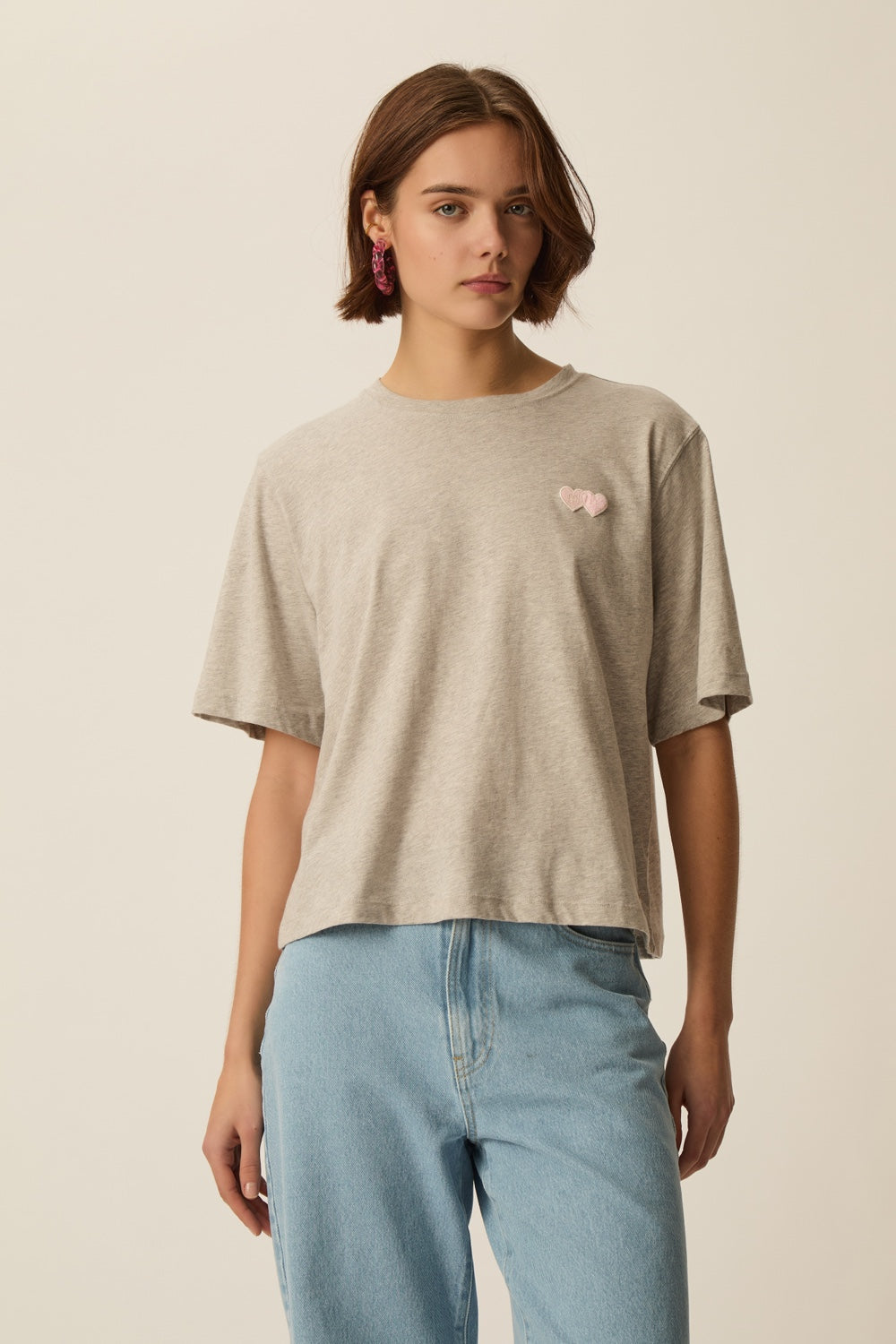 Tee-shirt Jerrypatch Gris Chine