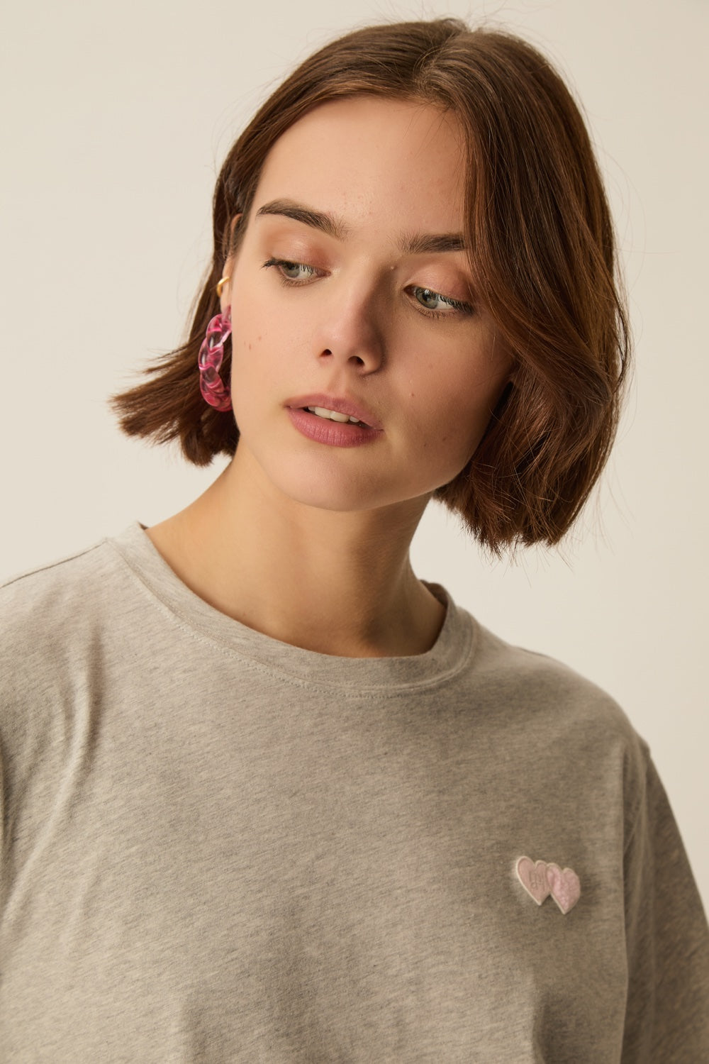 Tee-shirt Jerrypatch Gris Chine