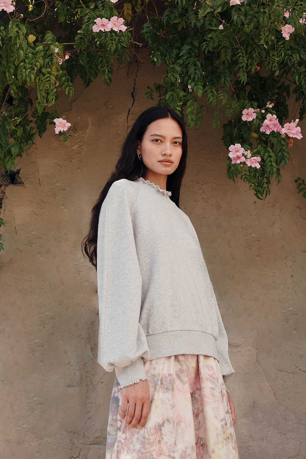 Sweatshirt Yaelle Gris Chine