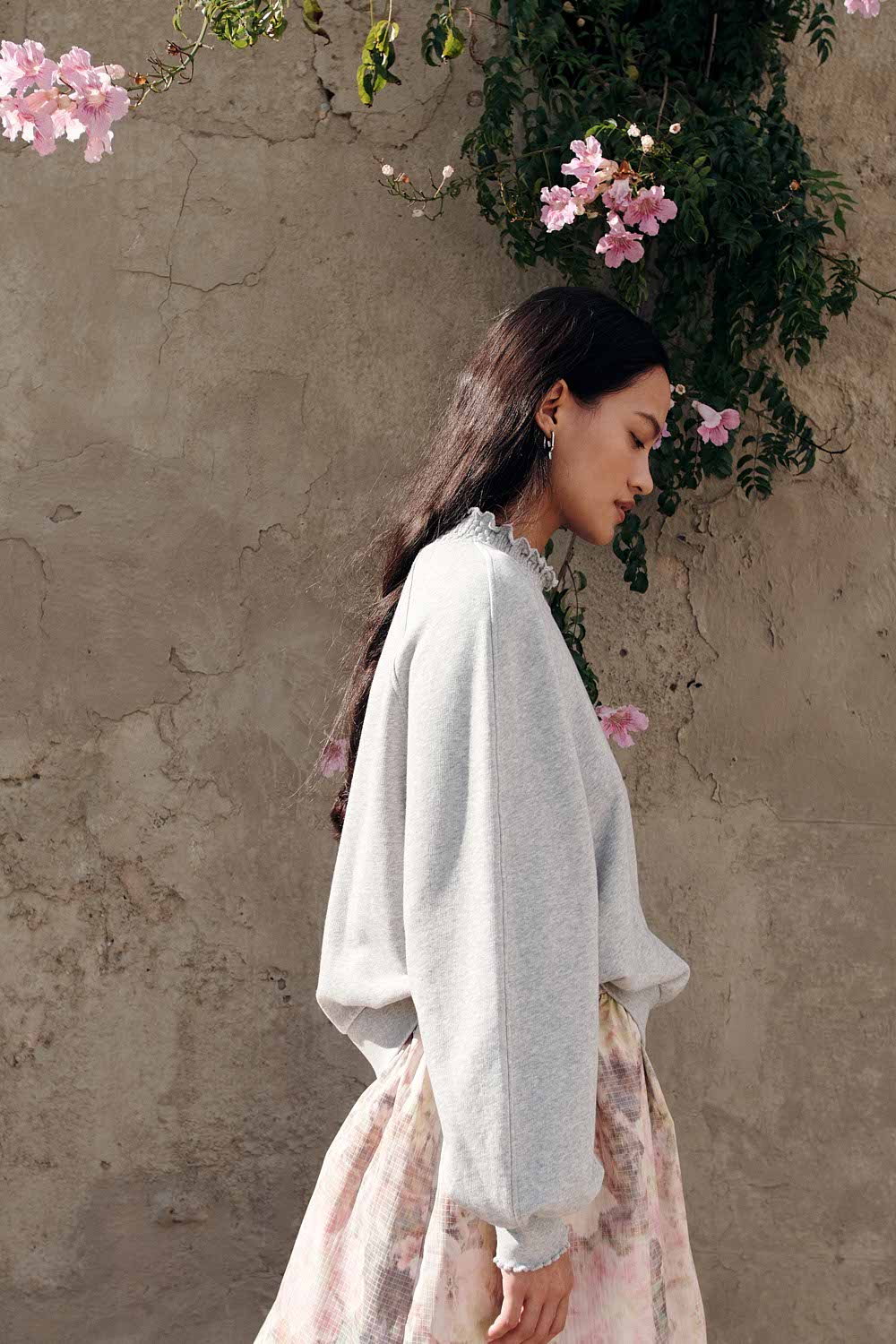 Sweatshirt Yaelle Gris Chine