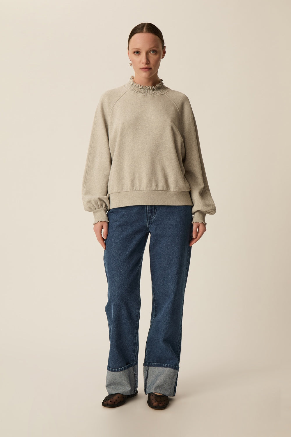 Sweatshirt Yaelle Gris Chine