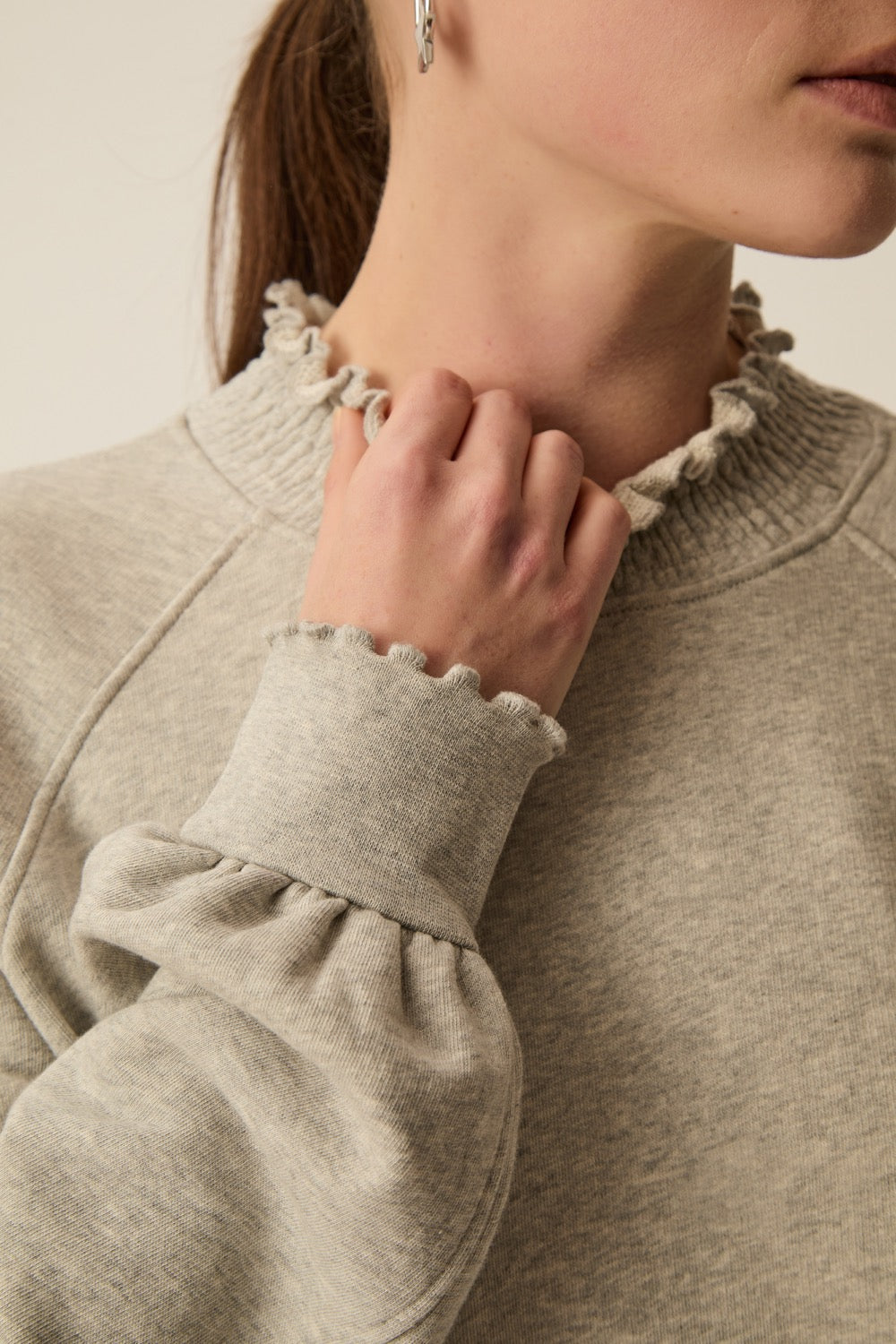 Sweatshirt Yaelle Gris Chine