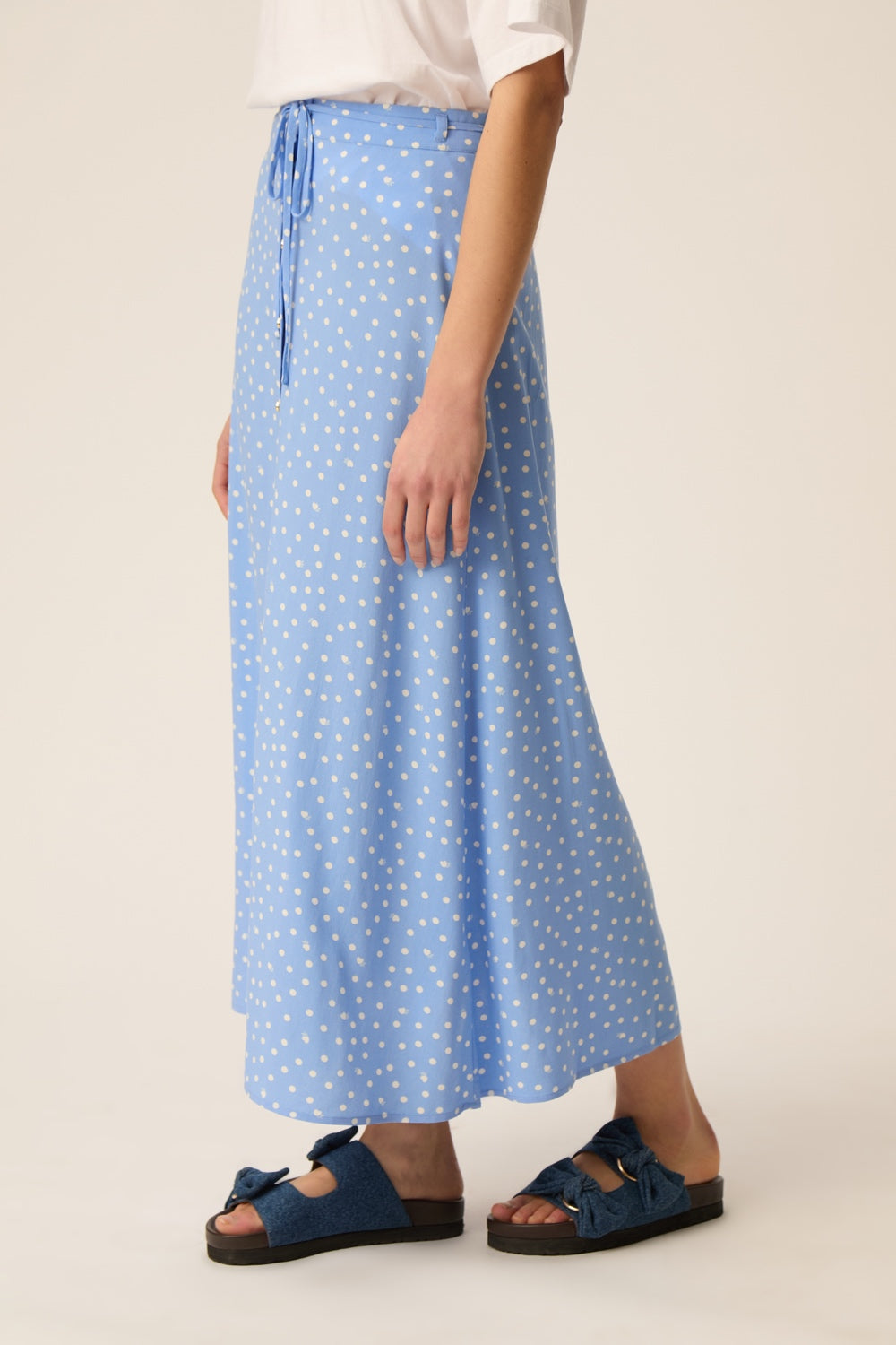 Skirt Elizetta Dots Ciel - Des Petits Hauts