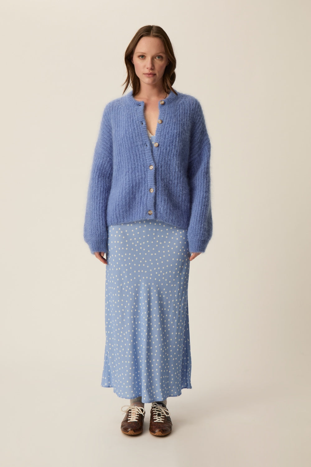 Robe Tournesol Dots Ciel