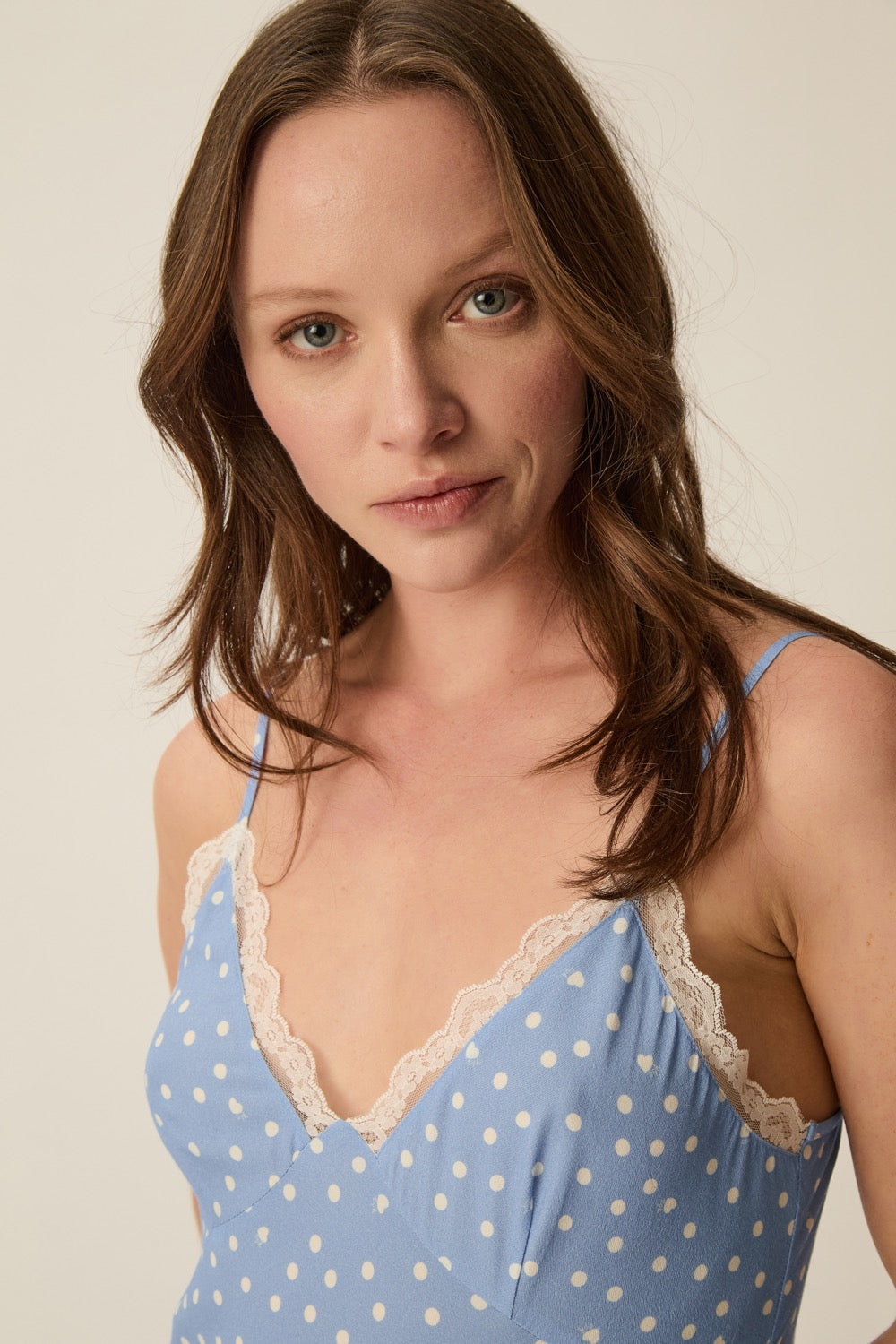 Robe Tournesol Dots Ciel