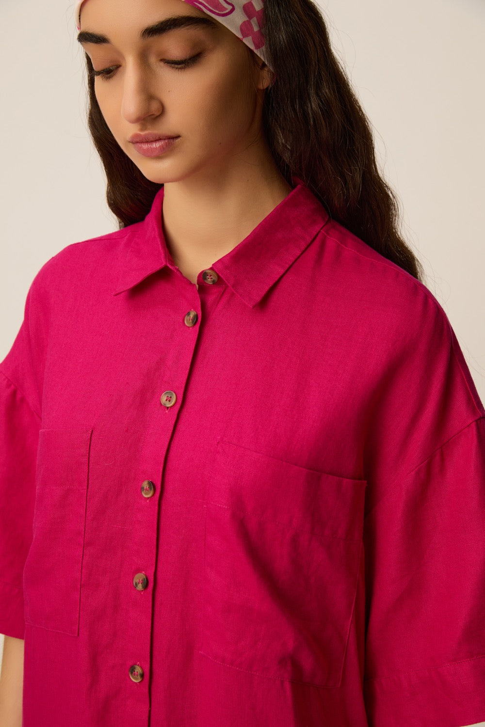 Dress Estampe Fuchsia